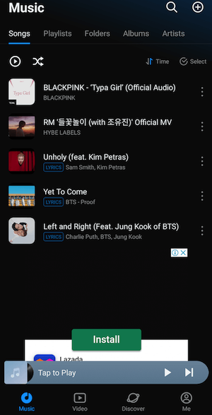 realme 6/5 music player