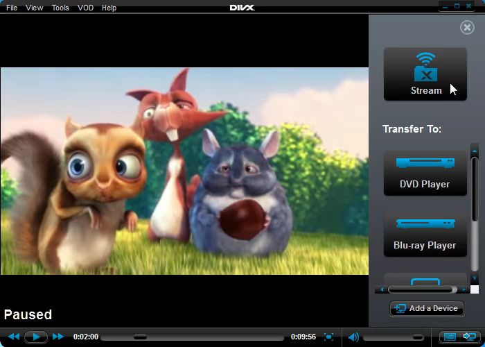 DivX player